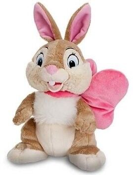 16inch Lovely Purple Easter The Bunnies Rabbit Push Toys For Festival Celebrate