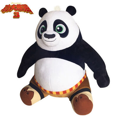 New Kungfu Panda 3  Sitting Pose Panda Po Cartoon Stuffed Plush Toys