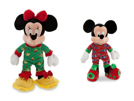 Custom Disney Plush Toys Mickey Mouse With Sleepwear Stuffed 40cm