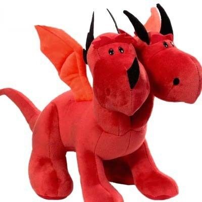 Two Heads Dragon Plush toys Stuffed Soft toys 25cm
