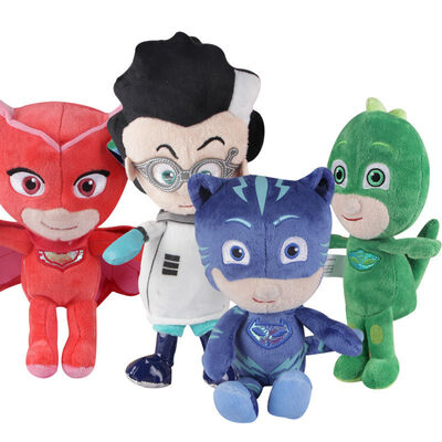 10 Inch Lovely Cartoon Pj Mask Toys Disney Stuffed Toys Blue / Red / Purple