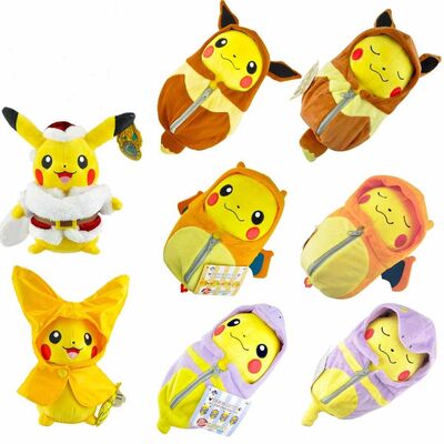 20cm Pocket Monsters Cartoon Stuffed Plush Toys For Vending Crane Machine