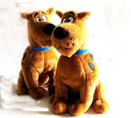 Promotional Cartoon Plush Toys scooby doo Stuffed , Sitting Pose