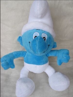 Cute Smurf Stuffed Animals Cartoon Plush Toys For Vending Crane Machine