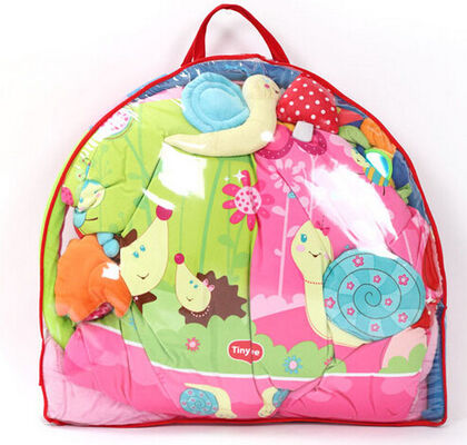 Flower Happy Garden Pink Baby Play Gyms Baby Activity Play Mat