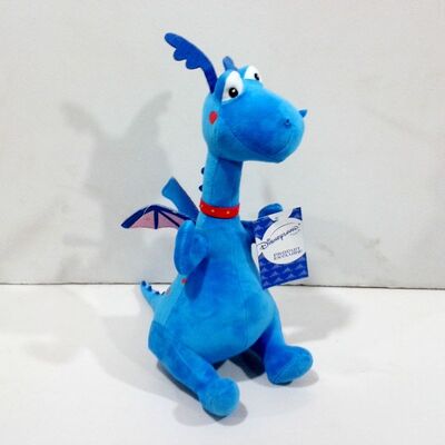 30cm Cute Blue Disney Doc McStuffins Dragon Cartoon Stuffed Plush Toys