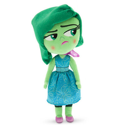 Lovely Disney Inside Out  Disgust  Soft Dolls Cartoon Plush Toys For Collection