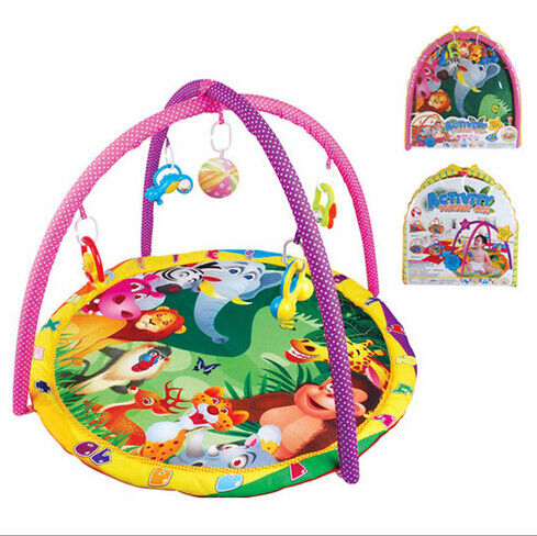 Forest Animal Happy Garden Baby Play Gym And Mat Activity Toy And Floor Soft Foam Toddler Child Melodies Time